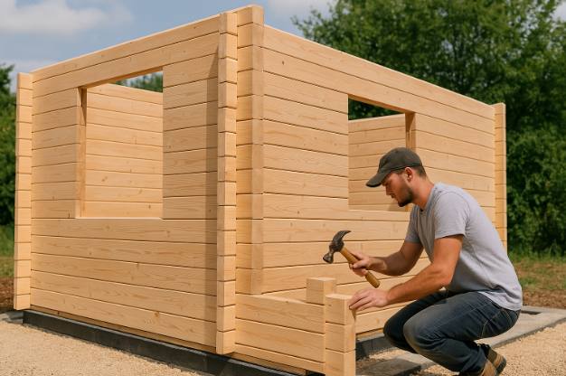 Autoconstruction d'une maison en kit