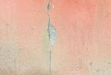 Fissure sur un mur